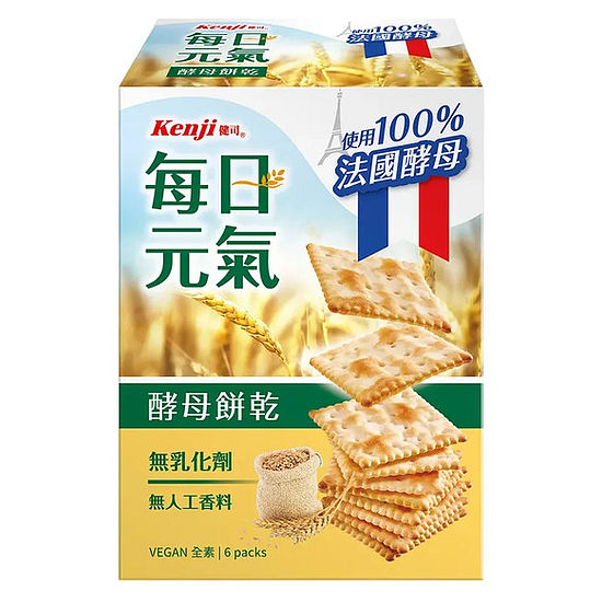 Kenji健司每日元氣酵母餅乾 120g(20g*6入)