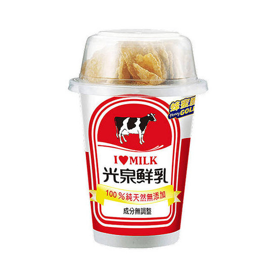 光泉全脂鮮乳┼香甜玉米脆片 245ml