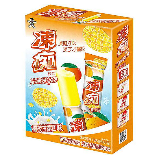 凍痴飲料-楊枝甘露口味85ml*4支- 全聯小時達