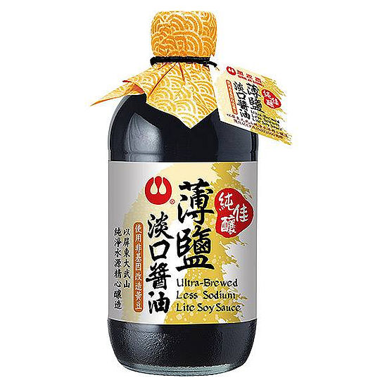 萬家香純佳釀薄鹽淡口醬油 450ml