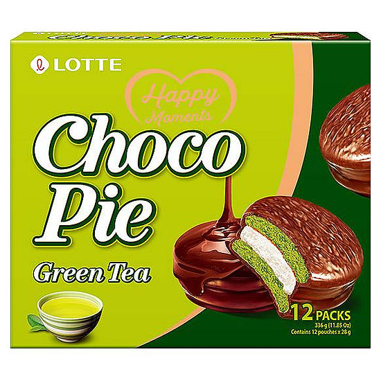 LOTTE綠茶風味巧克力派 28gx12入
