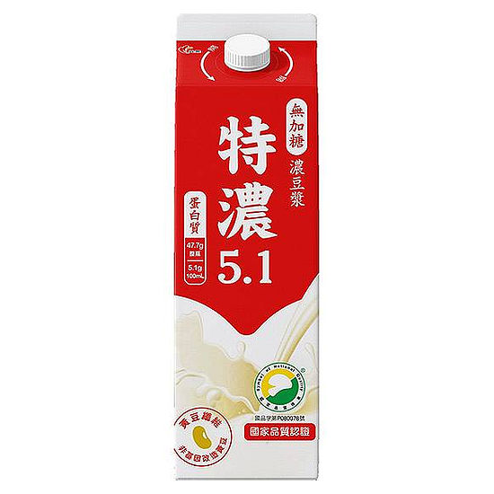 光泉無加糖濃豆漿 936ml