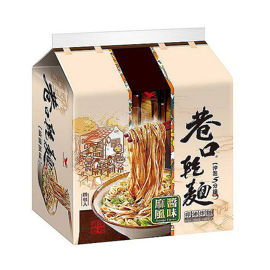 巷口乾麵麻醬風味 100g*4入