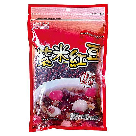 耆盛紫米紅豆 500g