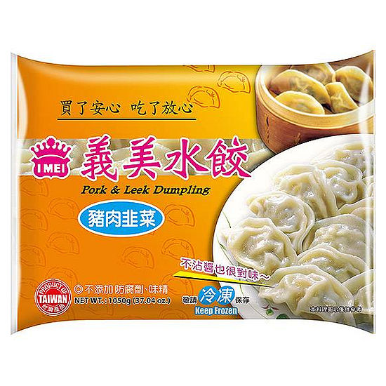 義美水餃-豬肉韭菜 1050g