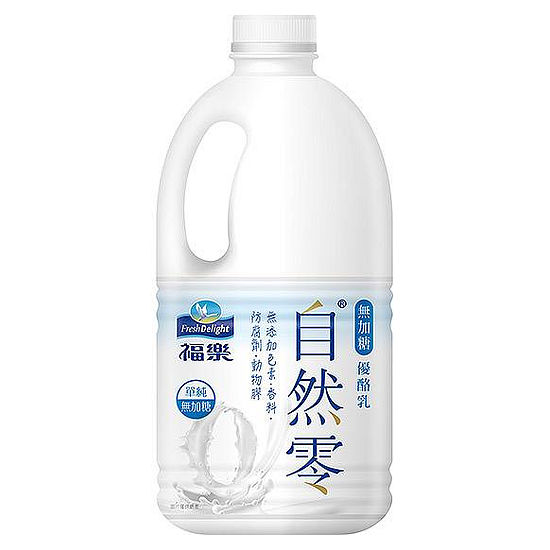 福樂自然零無加糖優酪乳 1700ml