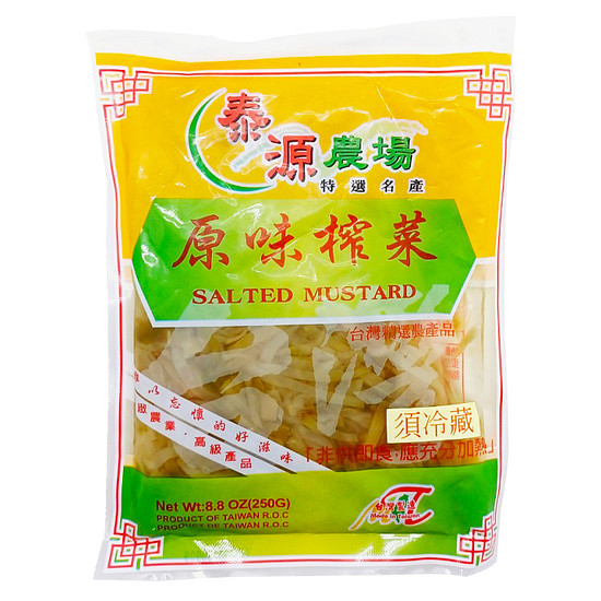 泰源農場原味榨菜 250g