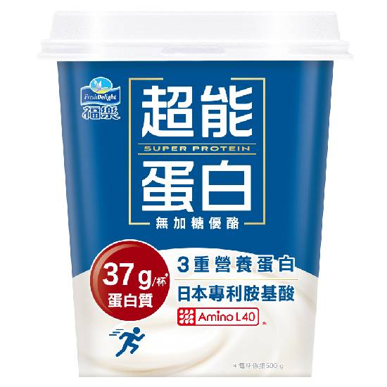 福樂超能蛋白Protein無加糖優酪 500g