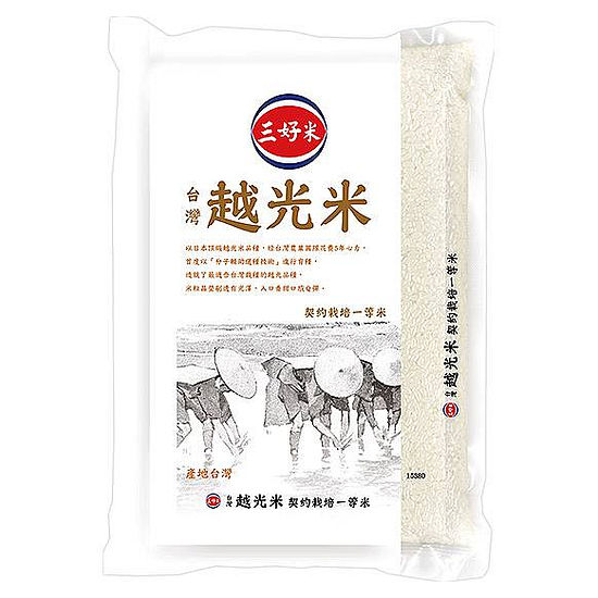 三好米台灣越光米 1.5kg(一等米)