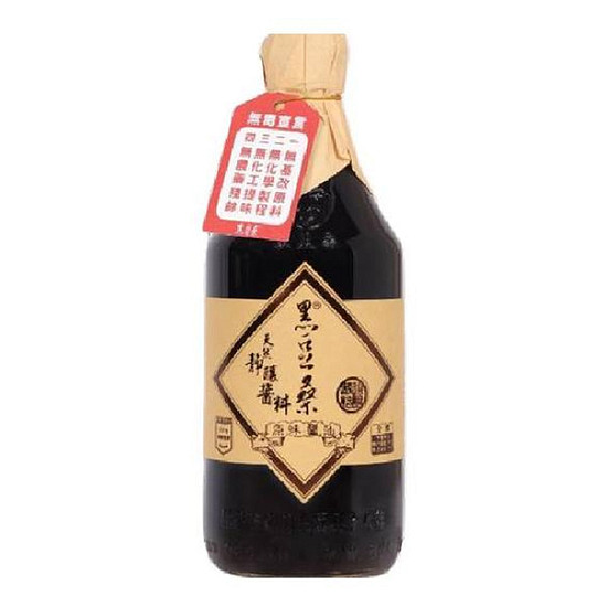 黑豆桑天然靜釀醬料-原味醬油 550ml