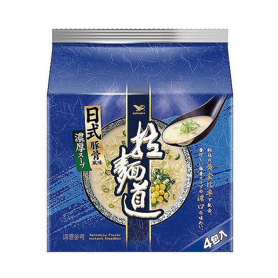 統一拉麵道袋麵-日式豚骨風味 94gx4入