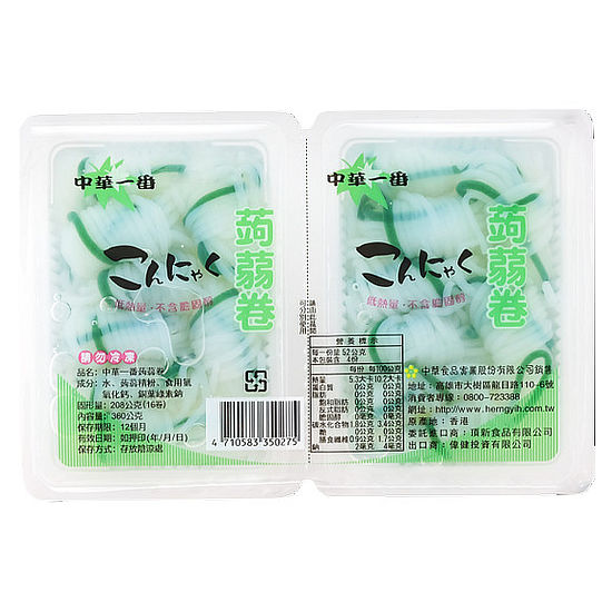 中華一番蒟蒻卷 內容量360g