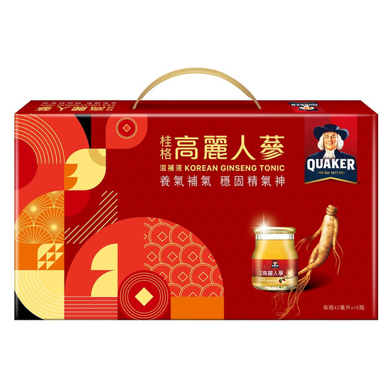 桂格高麗人蔘滋補液 42ml*10瓶