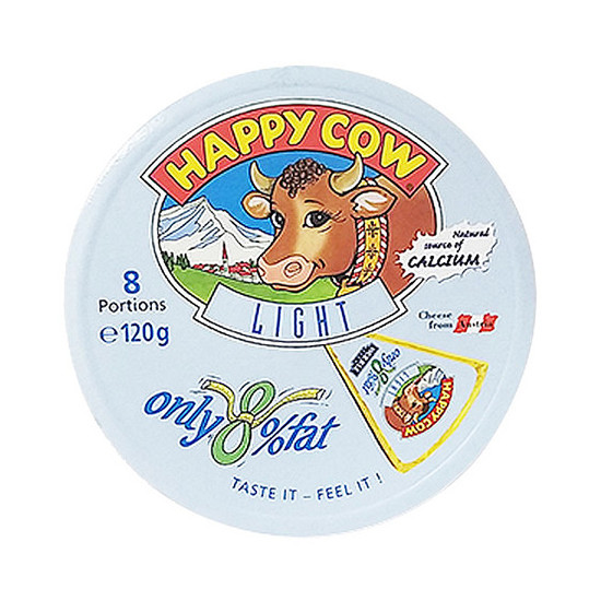 快樂牛乾酪-LIGHT 120g