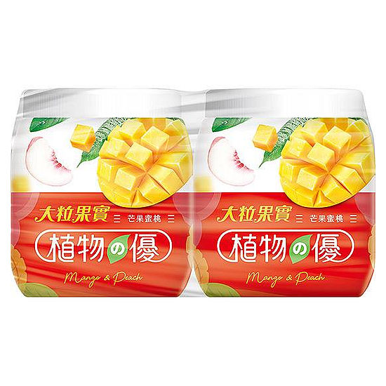  植物的優芒果蜜桃優格 200g*2入