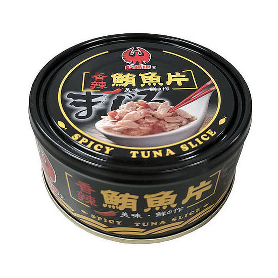 紅鷹牌海底雞香辣鮪魚片(易開罐) 內容量150g固110g*3入