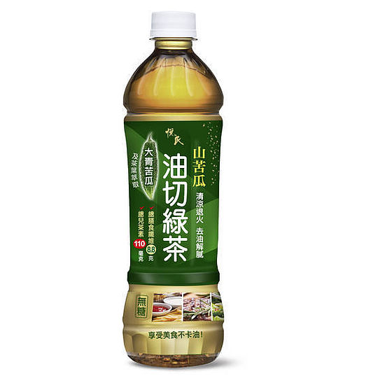 悅氏山苦瓜油切綠茶 550ml