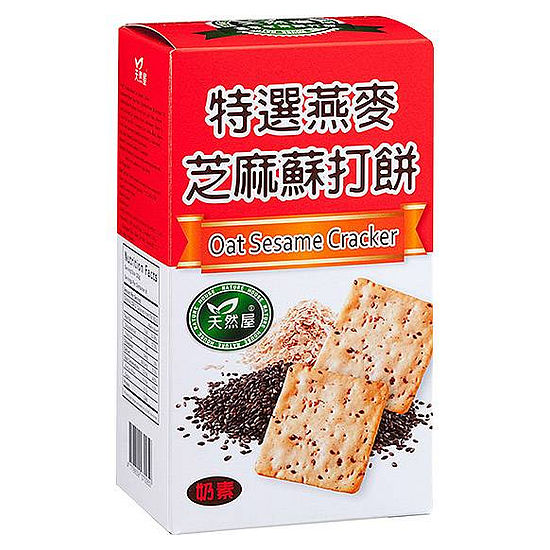 天然屋特選芝麻燕麥蘇打餅 170g