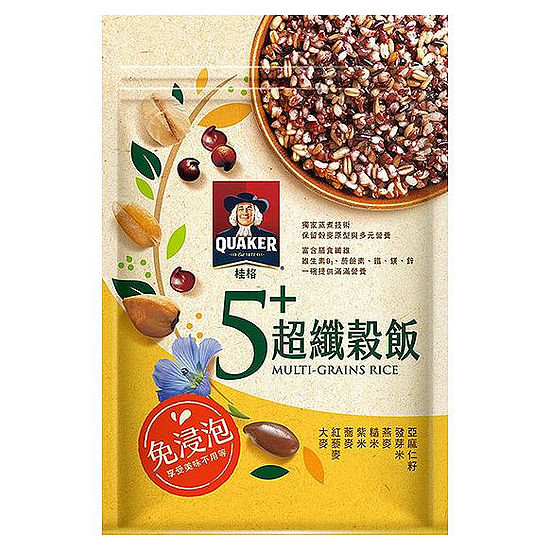 桂格免浸泡5+超纖穀飯 1kg