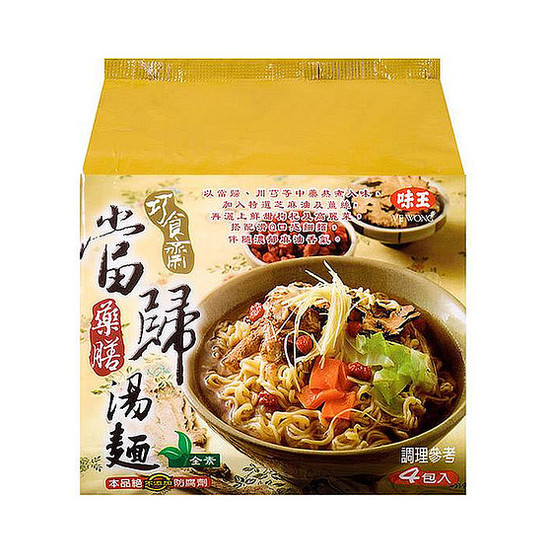 味王巧食齋當歸藥膳湯麵 85g*4入