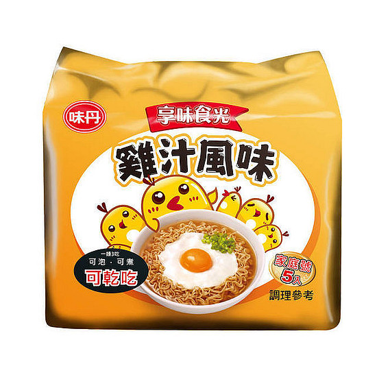 味丹享味食光-雞汁風味湯麵 70gx5