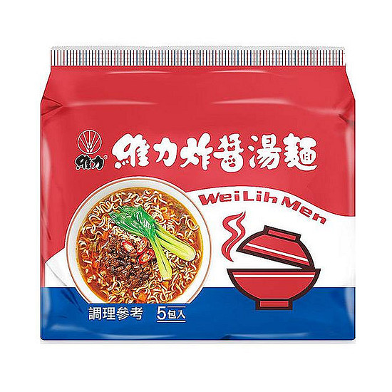 維力炸醬湯麵 95g*5入