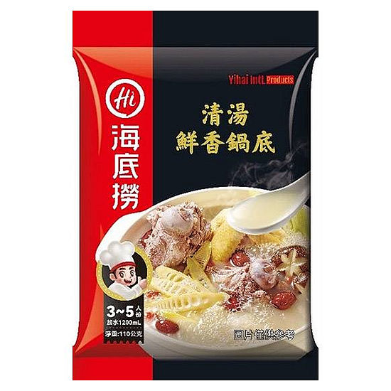 海底撈鮮香清湯湯底 110g