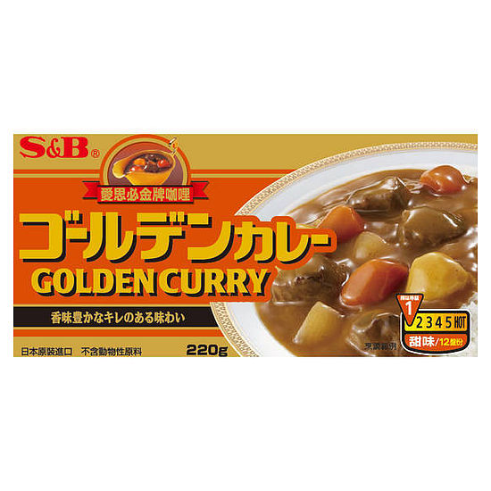 S&B愛思必金牌咖哩-甜味 220g