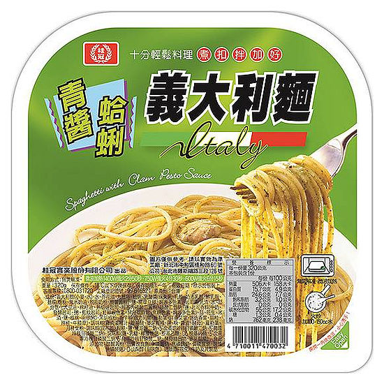 桂冠青醬蛤蜊義大利麵 320g