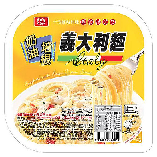 桂冠輕鬆生活奶油培根義大利麵 335g
