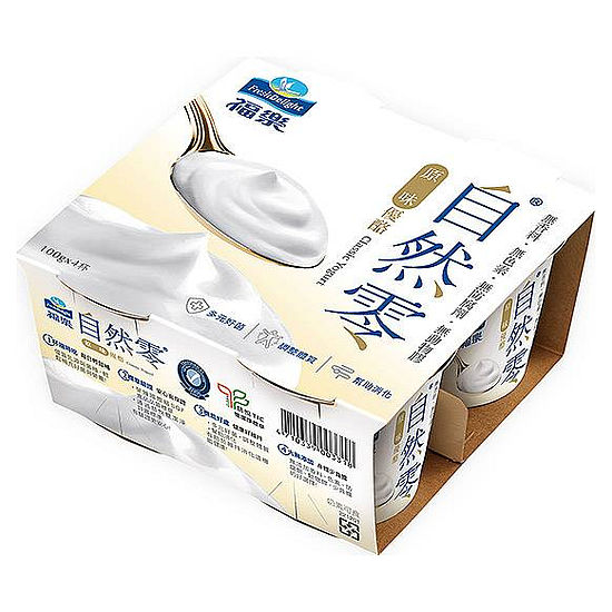 福樂自然零原味優酪 100gx4入