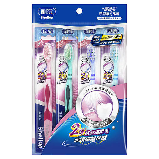 刷樂新動感牙刷 4支