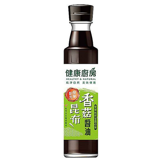 健康廚房香菇昆布醬油 300ml