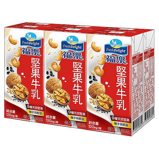 福樂保久乳-堅果牛乳 200毫升x6包
