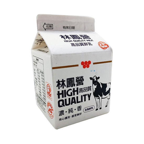 林鳳營高品質鮮乳 338ml