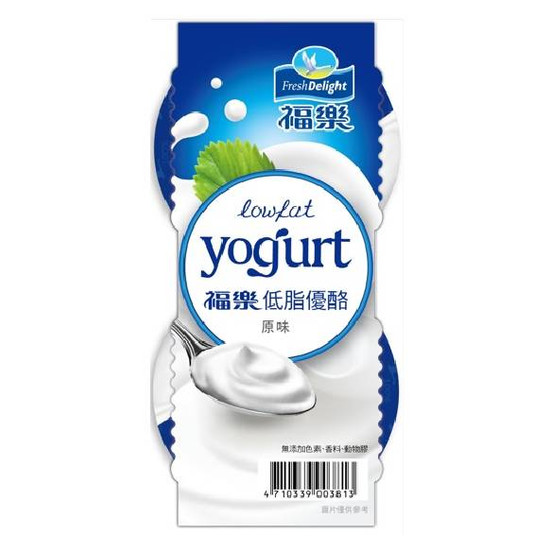 福樂低脂優酪-原味 100gx2入