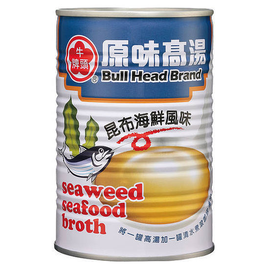 牛頭牌原味高湯-昆布海鮮風味 411ml