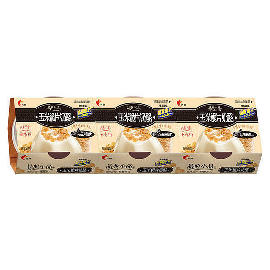 光泉晶典小品-玉米脆片奶酪 (100+10g)x3入