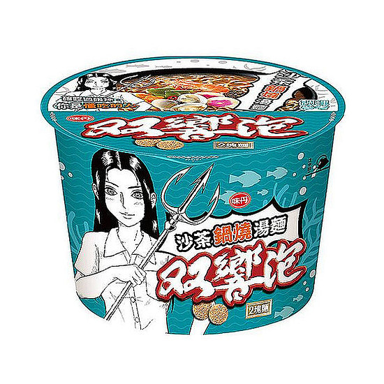 味丹雙響泡湯麵－沙茶鍋燒湯麵 113g