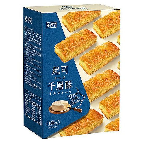 盛香珍起司千層酥 100g