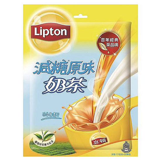 立頓減糖原味奶茶量販包 17g*20入