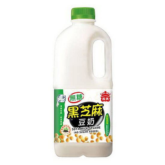 義美無糖黑芝麻豆奶 2000ml