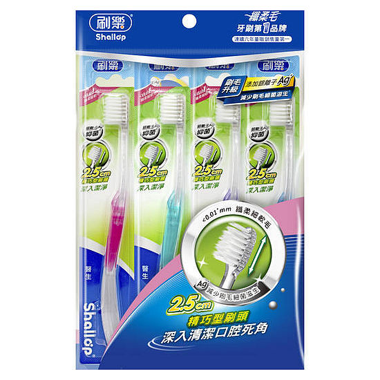 刷樂醫生牙刷 4入