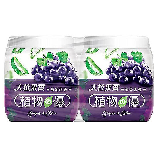  植物的優葡萄蘆薈優格 200g*2入