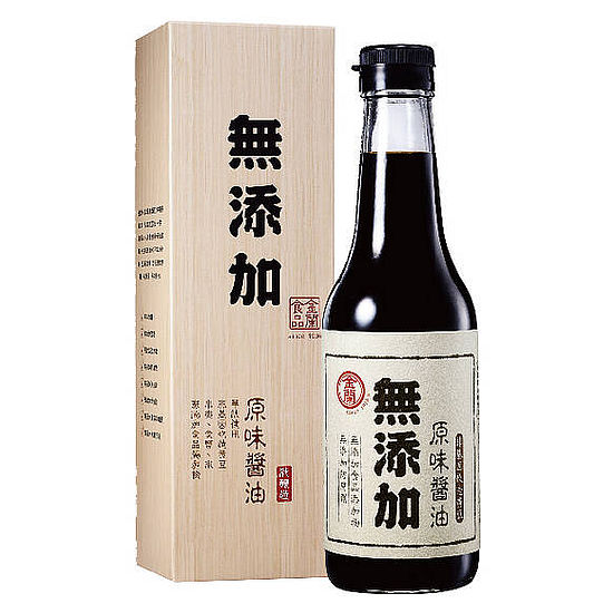 金蘭無添加原味醬油 500ml