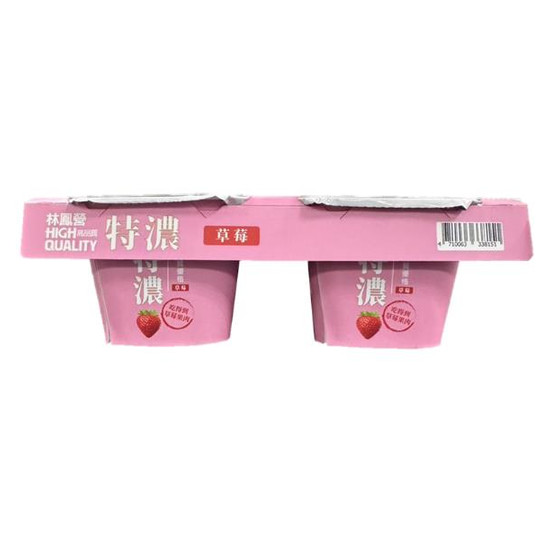 林鳳營特濃重乳優格-草莓 120g*2杯