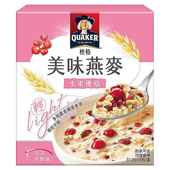 桂格美味燕麥-水果優格 51.2g*5入