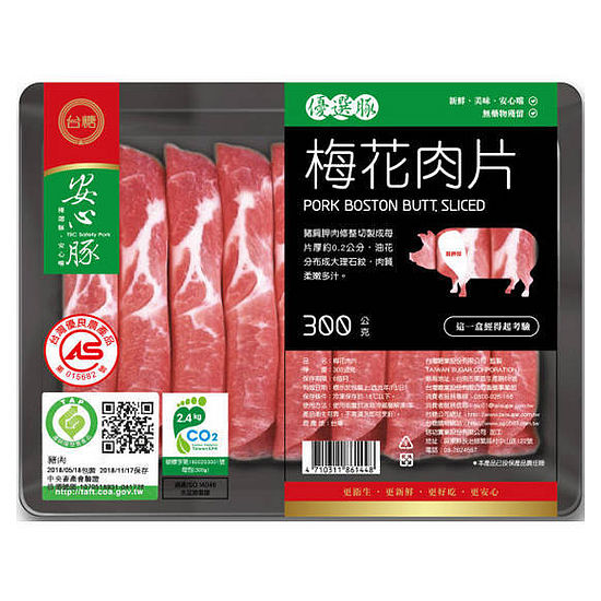 台糖梅花肉片 300g