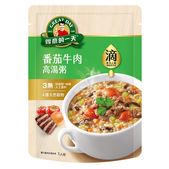 得意的一天滴雞精高湯粥-番茄牛肉 320g