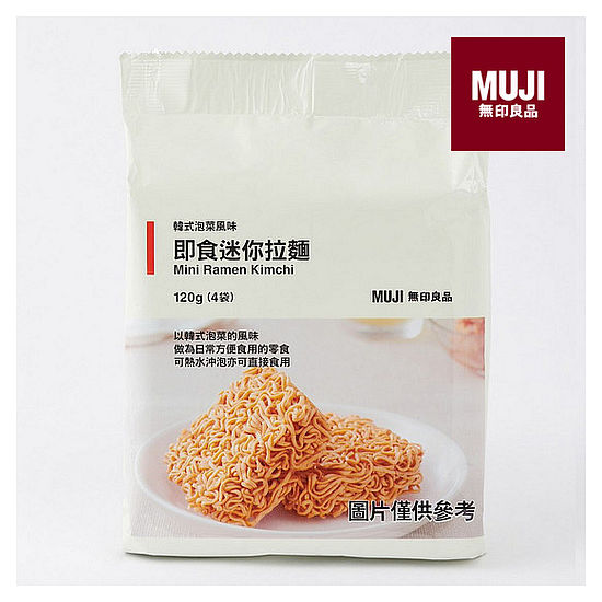無印良品即食迷你拉麵-韓式泡菜風味 120g